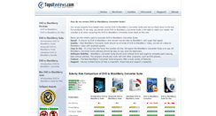 Desktop Screenshot of dvd-to-blackberry.topsreviews.com